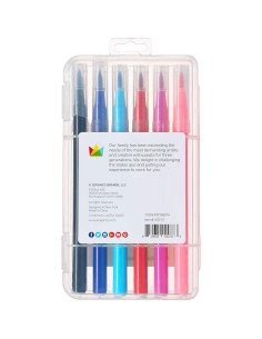 Marcadores de Pincel Acuarelables KINGART 410-12, 12 Colores 2