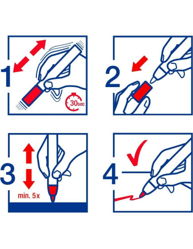 Marcador Acrílico Edding 5100 Blanco 2-3mm - 1 Unidad