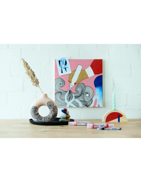 Marcador Acrílico Edding 5100 Blanco 2-3mm - 1 Unidad