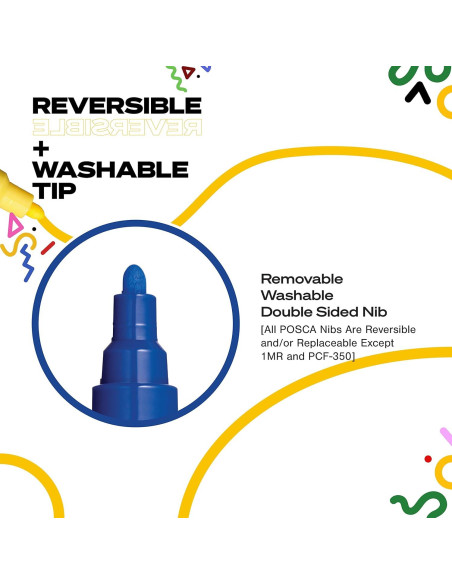 Set de 8 Marcadores Posca PC5M - Tonos Fríos 5M