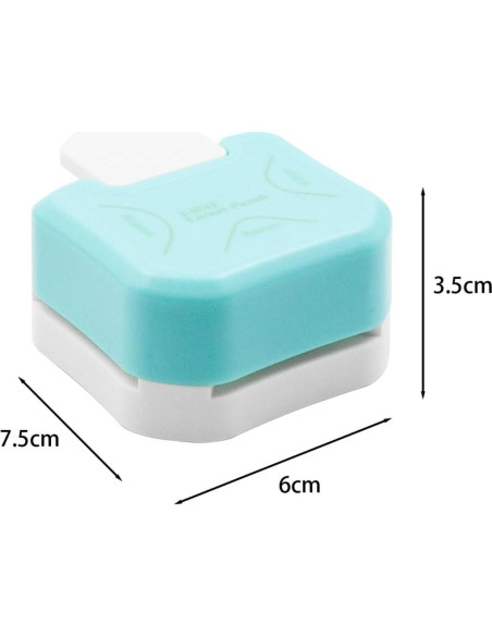 Cortador de esquinas NUZAMAS 3 en 1 para manualidades