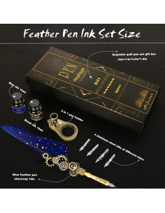Juego de Caligrafía Aifeiter con Pluma, Tinta y Soporte 2