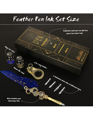 Juego de Caligrafía Aifeiter con Pluma, Tinta y Soporte