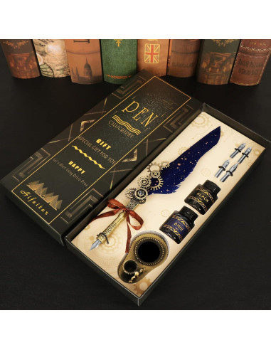 Juego de Caligrafía Aifeiter con Pluma, Tinta y Soporte