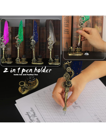 Juego de Caligrafía Aifeiter con Pluma, Tinta y Soporte