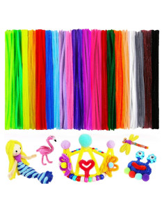 1200 Limpiapipas Multicolor WOPPLXY 6mm x 30cm Manualidades