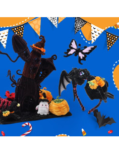 Caydo 400 Limpiapipas Negros Chenille 6mm x 30cm Manualidades 2