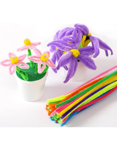 1200 Limpiapipas Multicolor WOPPLXY 6mm x 30cm Manualidades