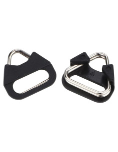 Anillo de división triangular acero inoxidable + tapa ABS (2 piezas)