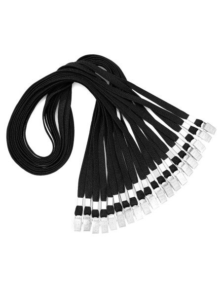 Cintas Planas a Granel MIFFLIN 99 cm Negro 50 PK Clips Bulldog