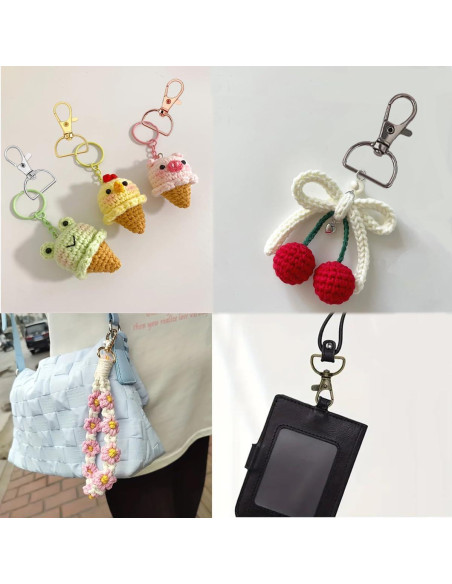 50 Ganchos de Cierre Giratorios Segauin 2.54 cm Dorado