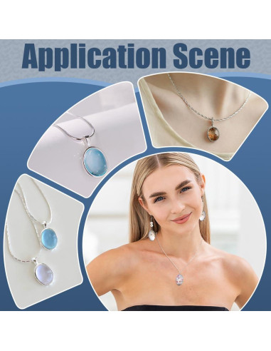 Bandejas de Bezel Ovaladas UNICRAFTALE 10pcs 20x30mm Acero Inoxidable