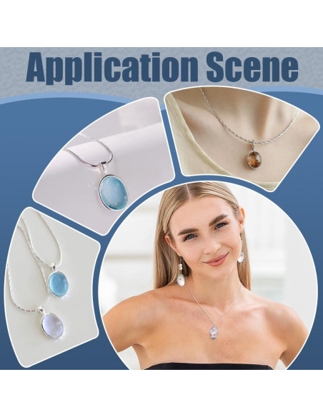 Bandejas de Bezel Ovaladas UNICRAFTALE 10pcs 20x30mm Acero Inoxidable