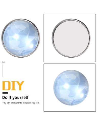 10 Piezas Plantillas Pendientes Acero Inoxidable 14mm Aylifu