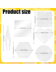 Set de Tableros de Perlas de Fusión BILLIOTEAM 10 Piezas 2