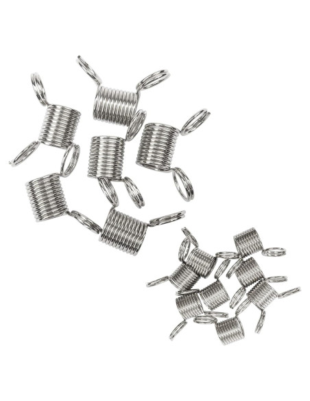 14 Clips de Cuerda para Perlas INDIVSHOW - 6 Grandes y 8 Pequeños