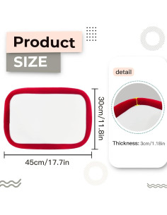 Tablero de Cuentas Rectangular Hobbyworker 45x30cm para Manualidades 2