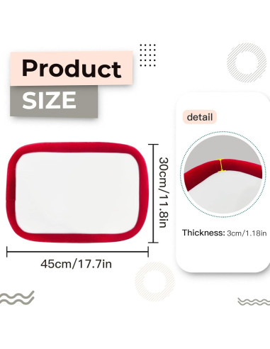 Tablero de Cuentas Rectangular Hobbyworker 45x30cm para Manualidades