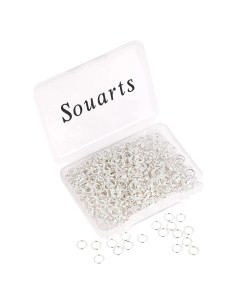 Anillas de Salto Cerradas Souarts Plata 4mm 100 Piezas