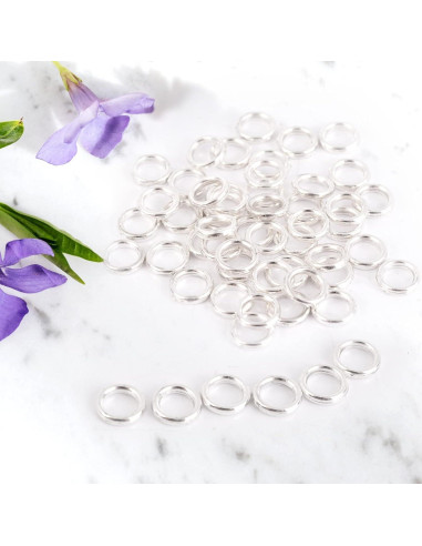 Anillas de Salto Cerradas Souarts Plata 4mm 100 Piezas