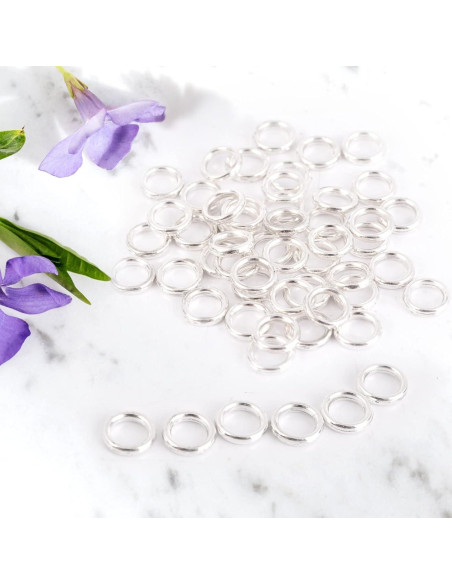 Anillas de Salto Cerradas Souarts Plata 4mm 100 Piezas