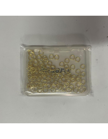 Anillas de Salto Cerradas Souarts Plata 4mm 100 Piezas