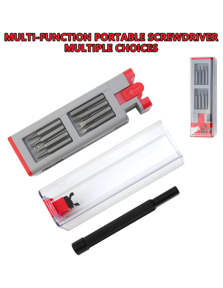 Juego de Destornilladores de Precisión 30 en 1 KALiM Rojo