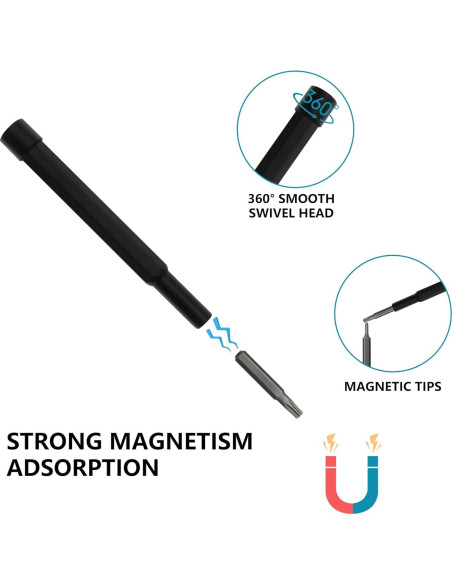 Juego de Destornilladores de Precisión 30 en 1 KALiM Rojo