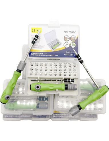 Juego de Destornilladores de Precisión 32 en 1 Jiaozimifan