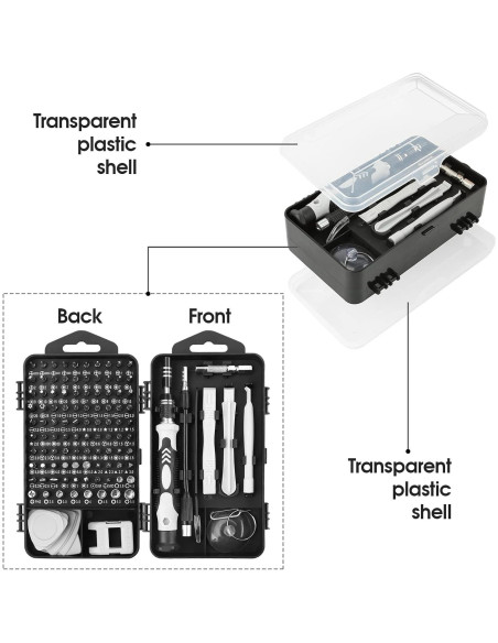 Juego de Destornilladores de Precisión 117 en 1 Lifegoo