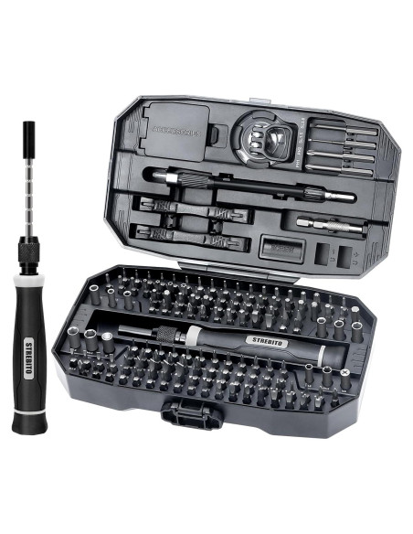 Juego de Destornilladores de Precisión STREBITO 153 en 1