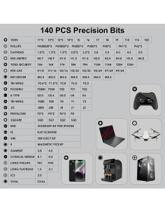 Juego de Destornilladores de Precisión STREBITO 153 en 1 2