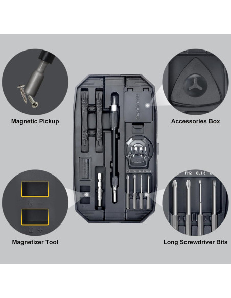 Juego de Destornilladores de Precisión STREBITO 153 en 1