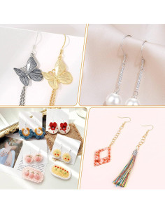 Kit de Fabricación de Pendientes Hipoalergénico Modacraft 2000 Piezas 2