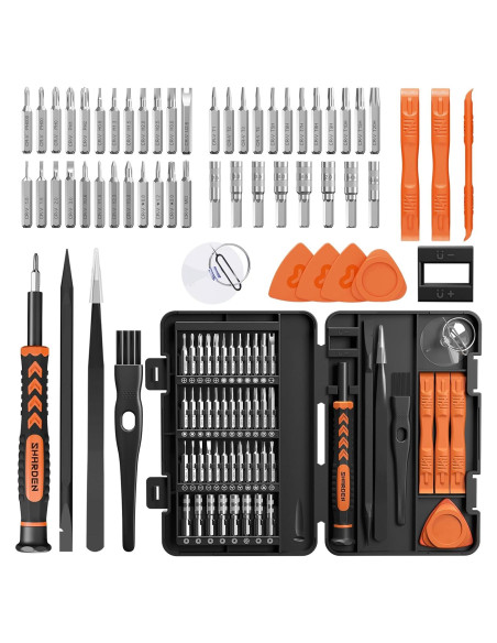 Set de Destornilladores de Precisión Sharden 58 en 1 Naranja