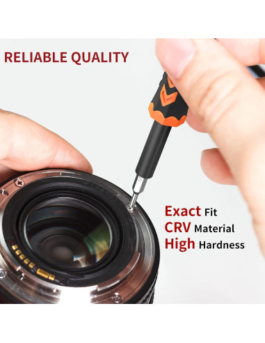 Set de Destornilladores de Precisión Sharden 58 en 1 Naranja