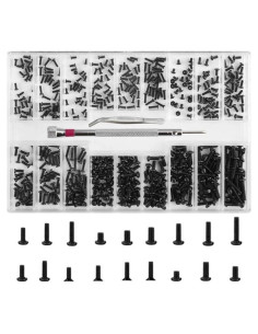 Kit de Tornillos Micro 500 Pcs para Gafas y Electrónica Yenblow