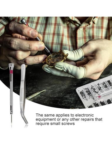 Kit de Tornillos Micro 500 Pcs para Gafas y Electrónica Yenblow