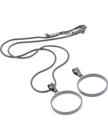 20 Marcos Abiertos de Acero Inoxidable 25mm para Joyería DIY