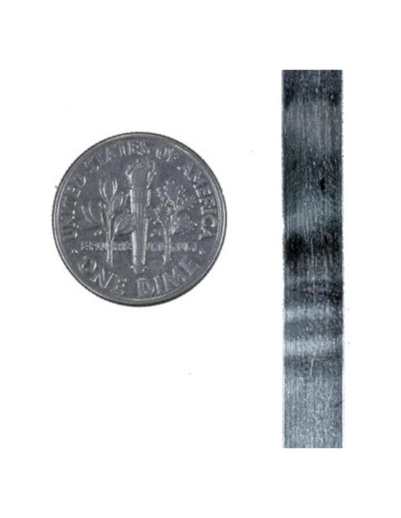 Alambre de Bezel uGems .999 Plata Fina 6.35mm 30.48cm