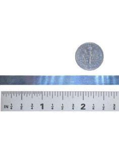 Alambre de Bezel uGems .999 Plata Fina 6.35mm 30.48cm 2