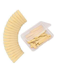 Etiquetas en Blanco Rectangulares BEEFLYING 20 Pcs para Joyería