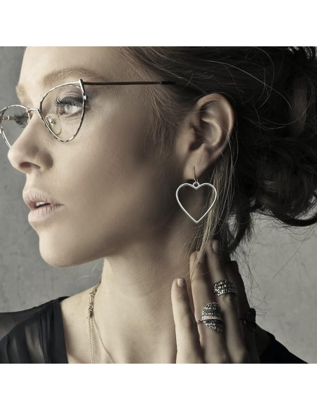 Abalorios de Bezel Abierto Hmjpng - 20pcs Corazón y Flor