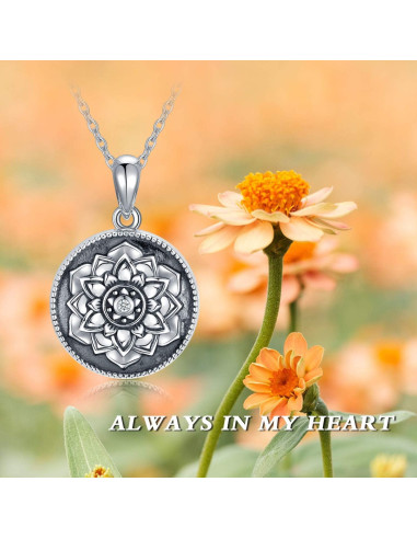 Llavero de Flor Loto Personalizado SOULMEET Plata 925 2 Fotos