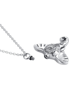 Collar de urna de cremación girasol LuxglitterLin para cenizas 2