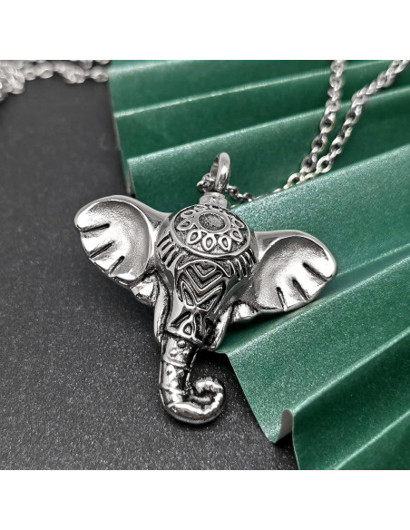 Collar de urna de cremación girasol LuxglitterLin para cenizas