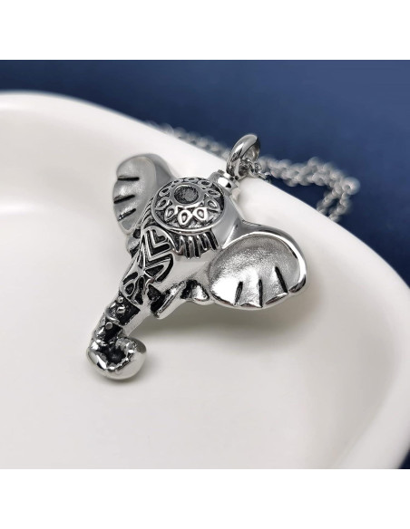 Collar de urna de cremación girasol LuxglitterLin para cenizas