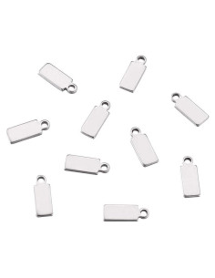 Encantos Colgantes de Acero Inoxidable Beadthoven 100 Piezas