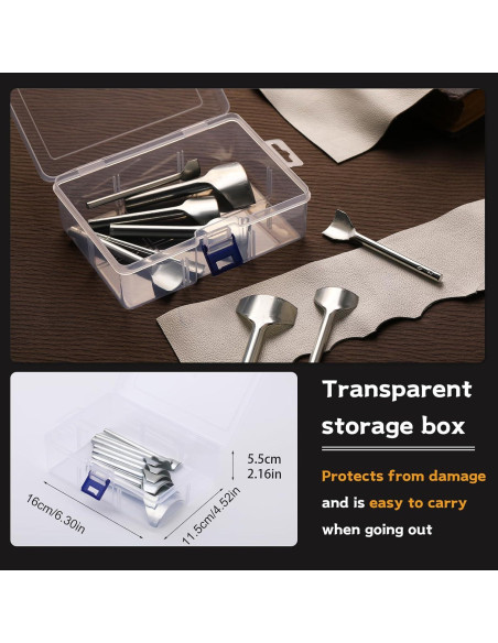 Juego de Perforadores de Cuero Yizzvb 9 Tamaños 10-50mm