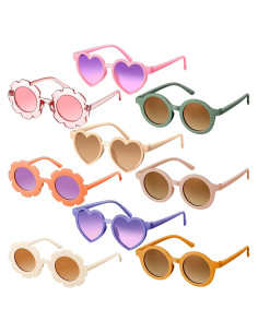 Gafas de Sol para Niños Zhengmy - 9 Pares Estilos Lindos